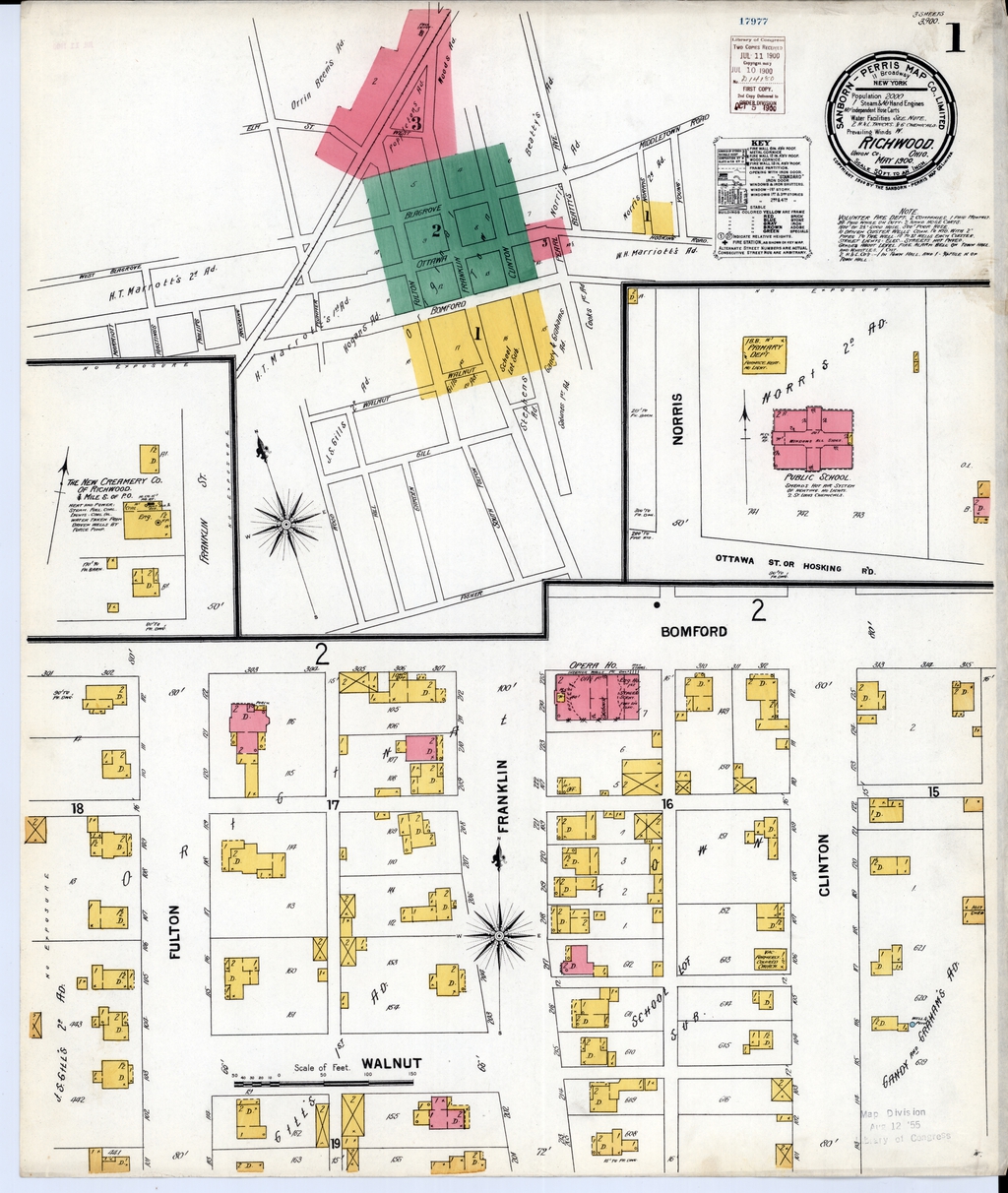 Union County, OhioSanborn Fire Insurance Maps (18851946)